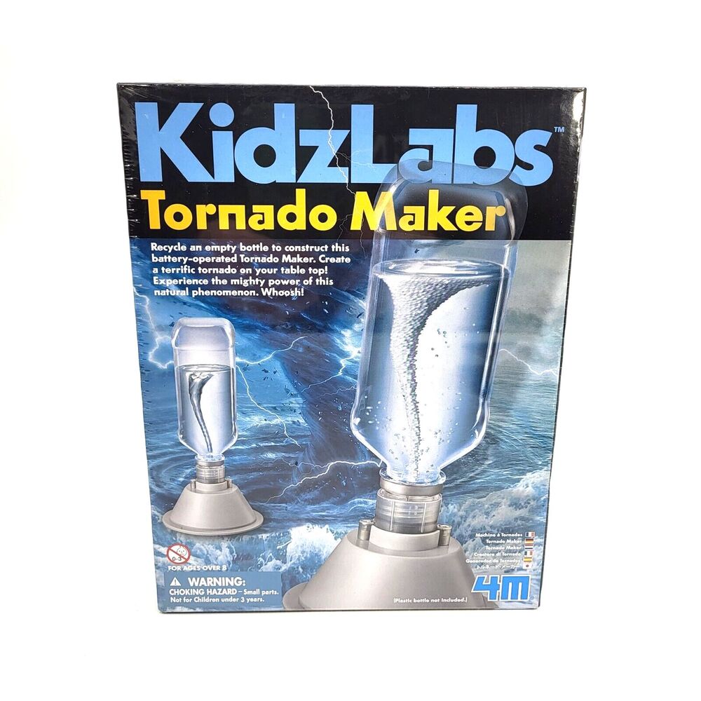 4M 5554 KidzLabs Tornado Maker Science Project Experiment DIY Weather Cyclone